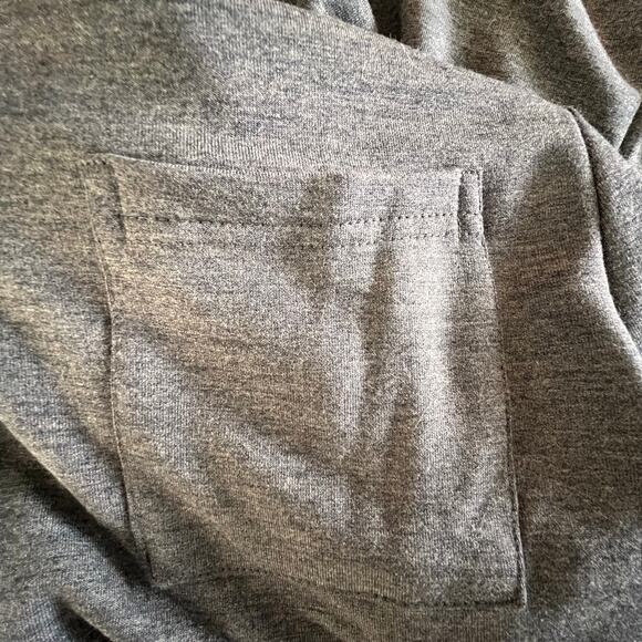 Berkshire Homewear French Terry Sleep Shirt Gray Button Front XL New - Picture 8 of 10